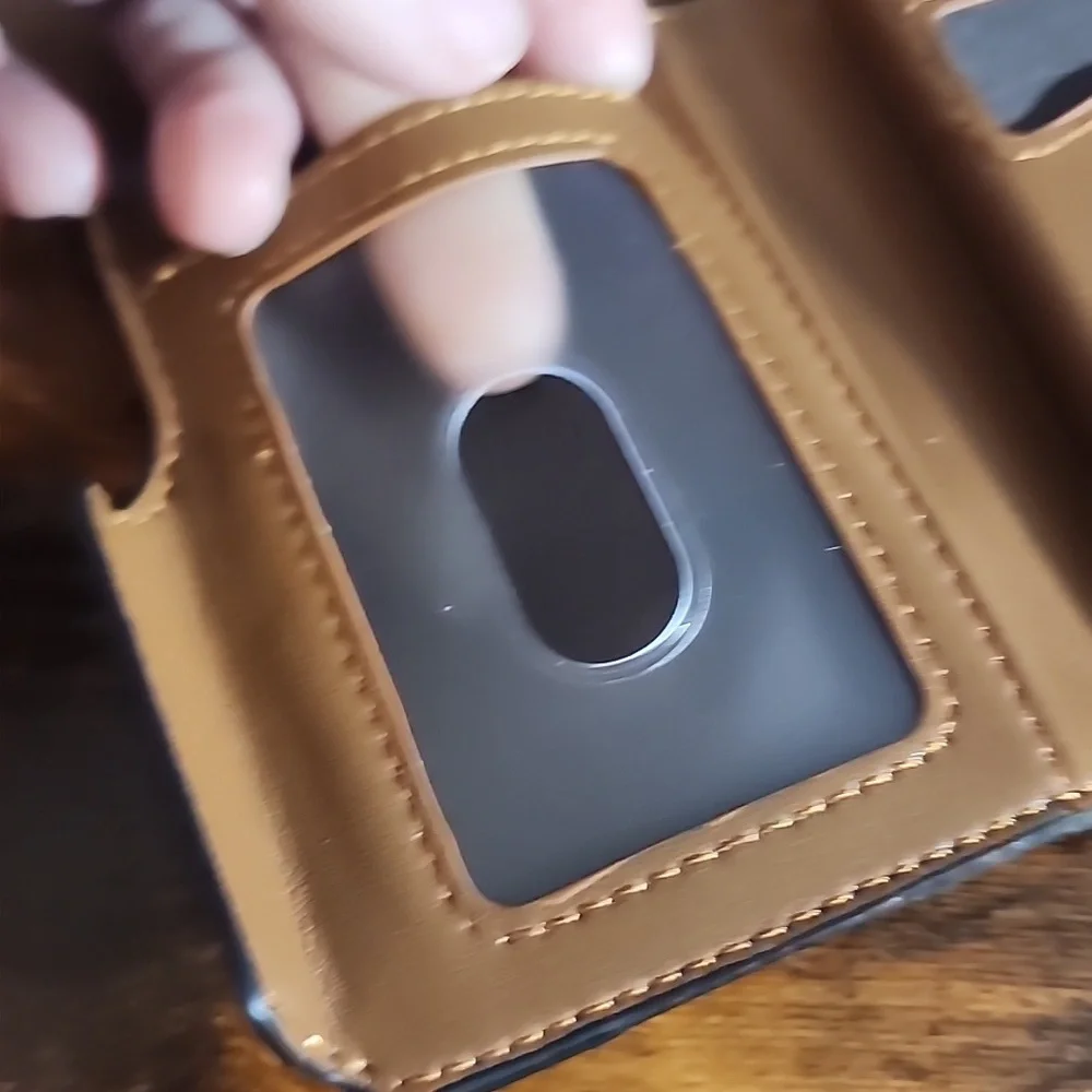 Men's RFID Shielded Wallet, With Pop-Up Card Holder And Wallet, Durable Leather
